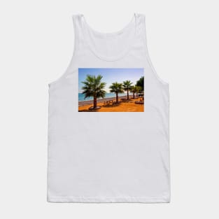 Palm trees Torrox Costa Del Sol Andalusia Costa Spain Tank Top